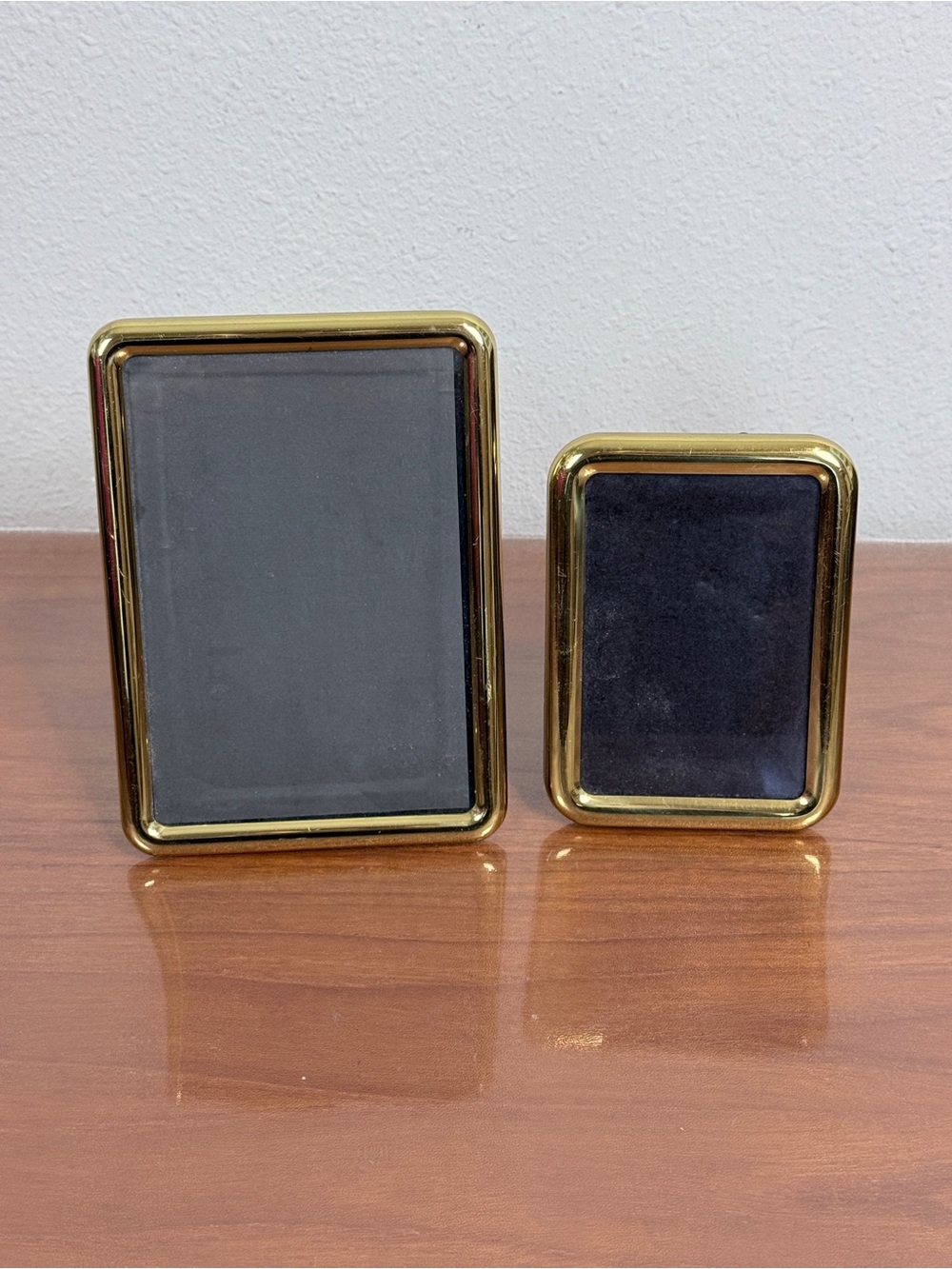 2 Vintage Bass Picture Frames 5x7 & 3x5